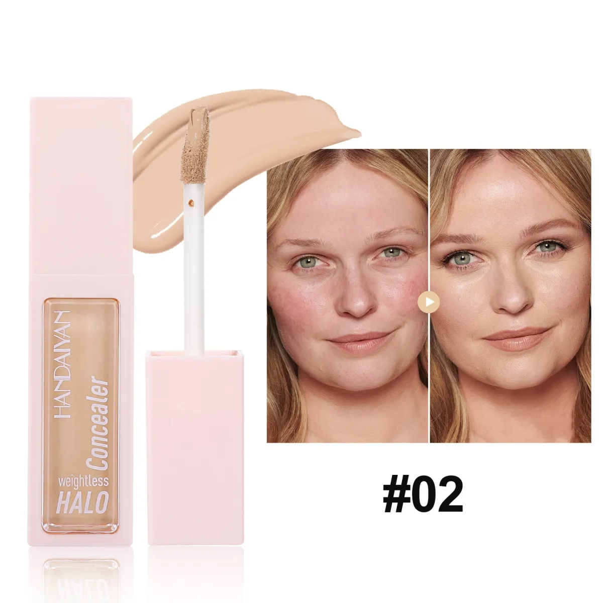 HANDAIYAN Weightless Halo Liquid Concealer Shade 2 Premium Matte Finish