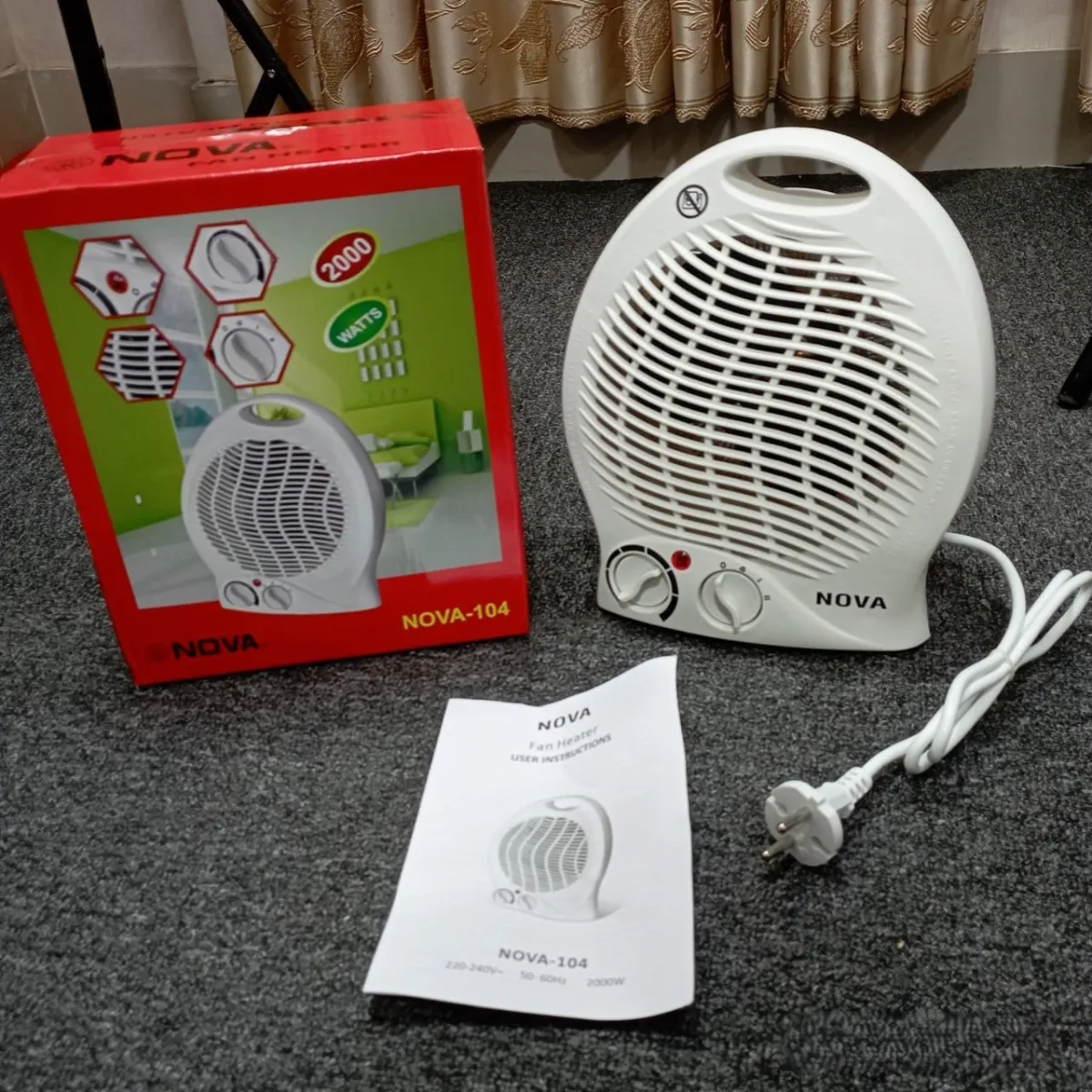 Nova Fan Heater Nova-104 Premium Room Heater for Winter